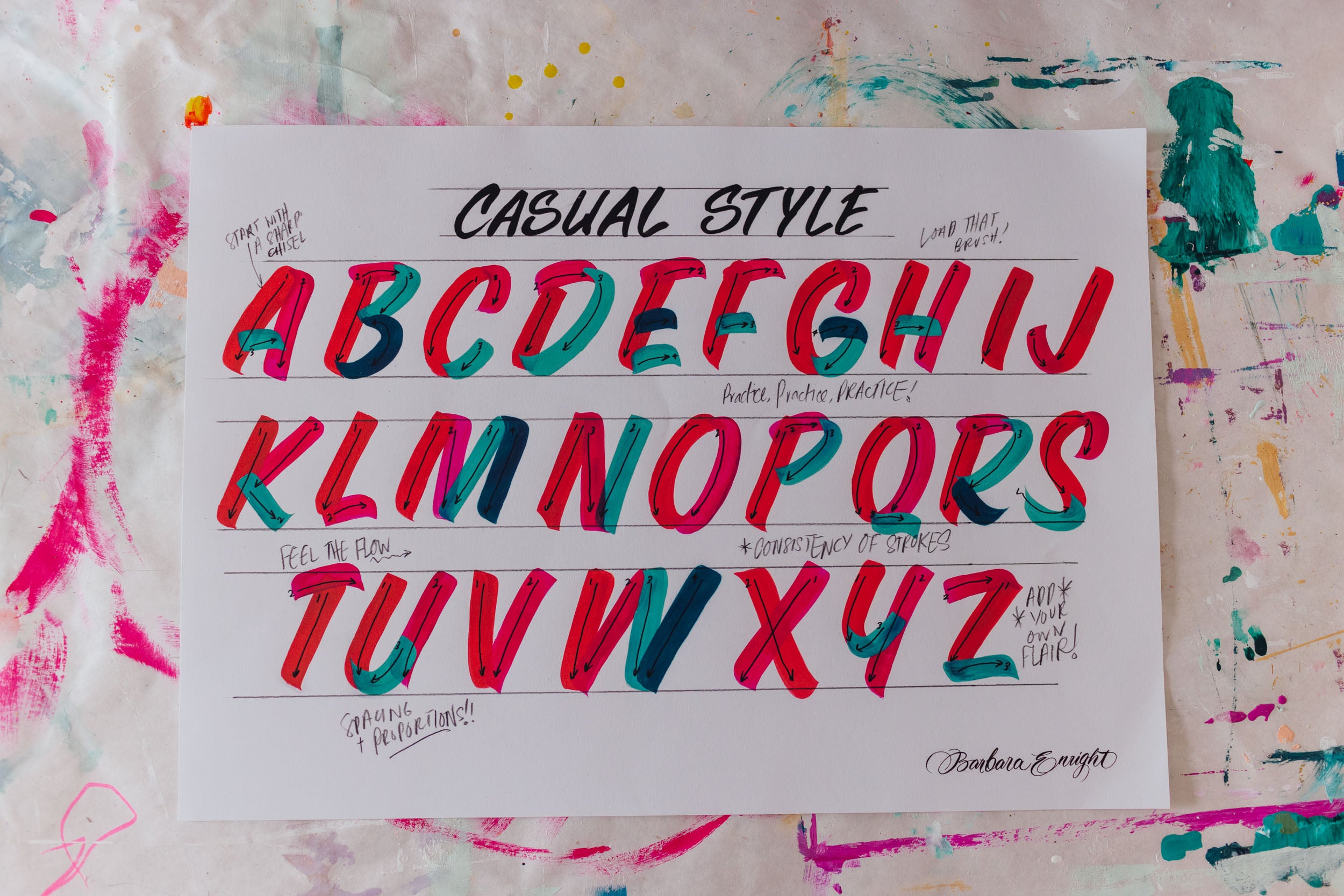 Barbara Enright's Casual Style Instructional Poster – Carla Hackett ...